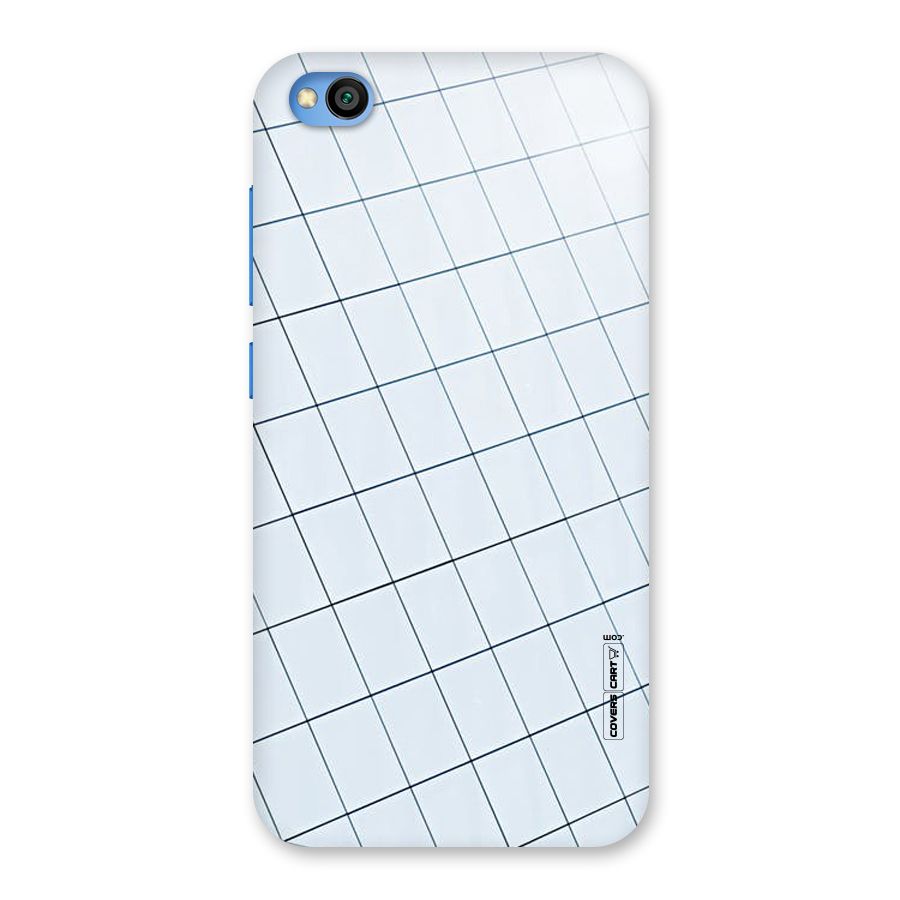 Glass Square Wall Back Case for Redmi Go