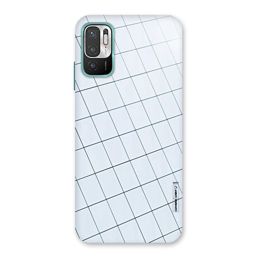 Glass Square Wall Back Case for Redmi Note 10T 5G