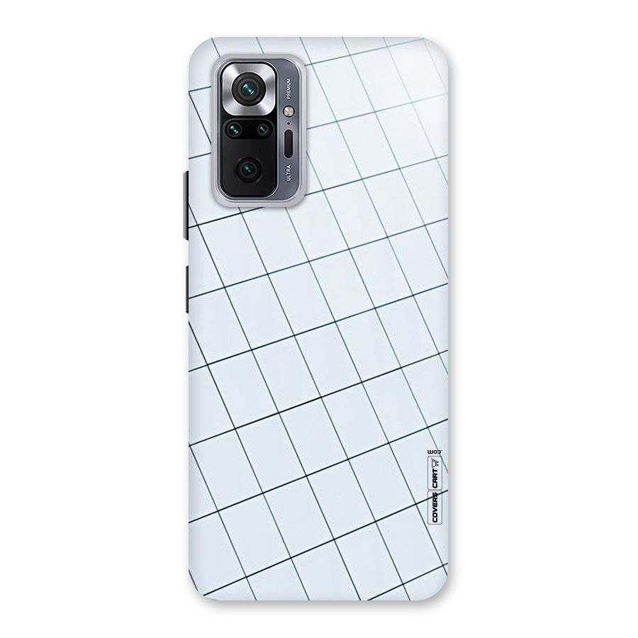 Glass Square Wall Back Case for Redmi Note 10 Pro