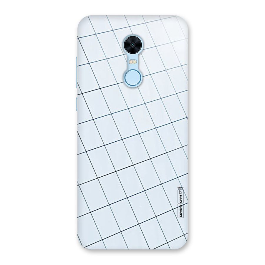 Glass Square Wall Back Case for Redmi Note 5