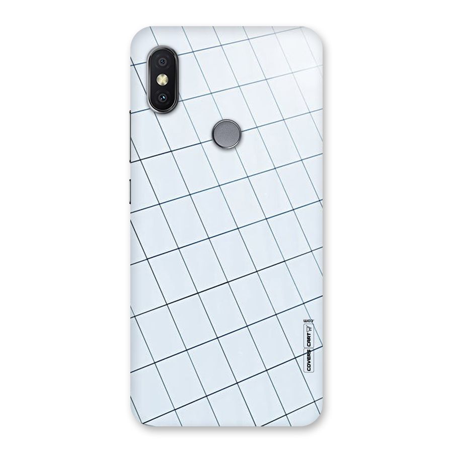 Glass Square Wall Back Case for Redmi Y2