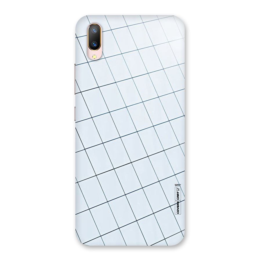 Glass Square Wall Back Case for Vivo V11 Pro