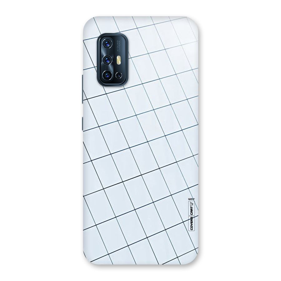 Glass Square Wall Back Case for Vivo V17