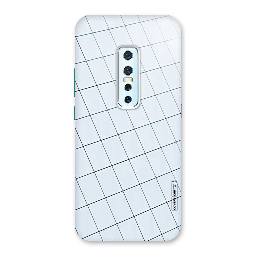 Glass Square Wall Back Case for Vivo V17 Pro
