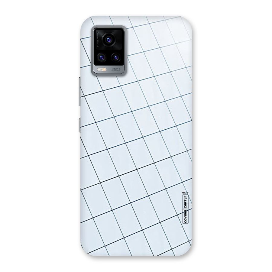 Glass Square Wall Back Case for Vivo V20