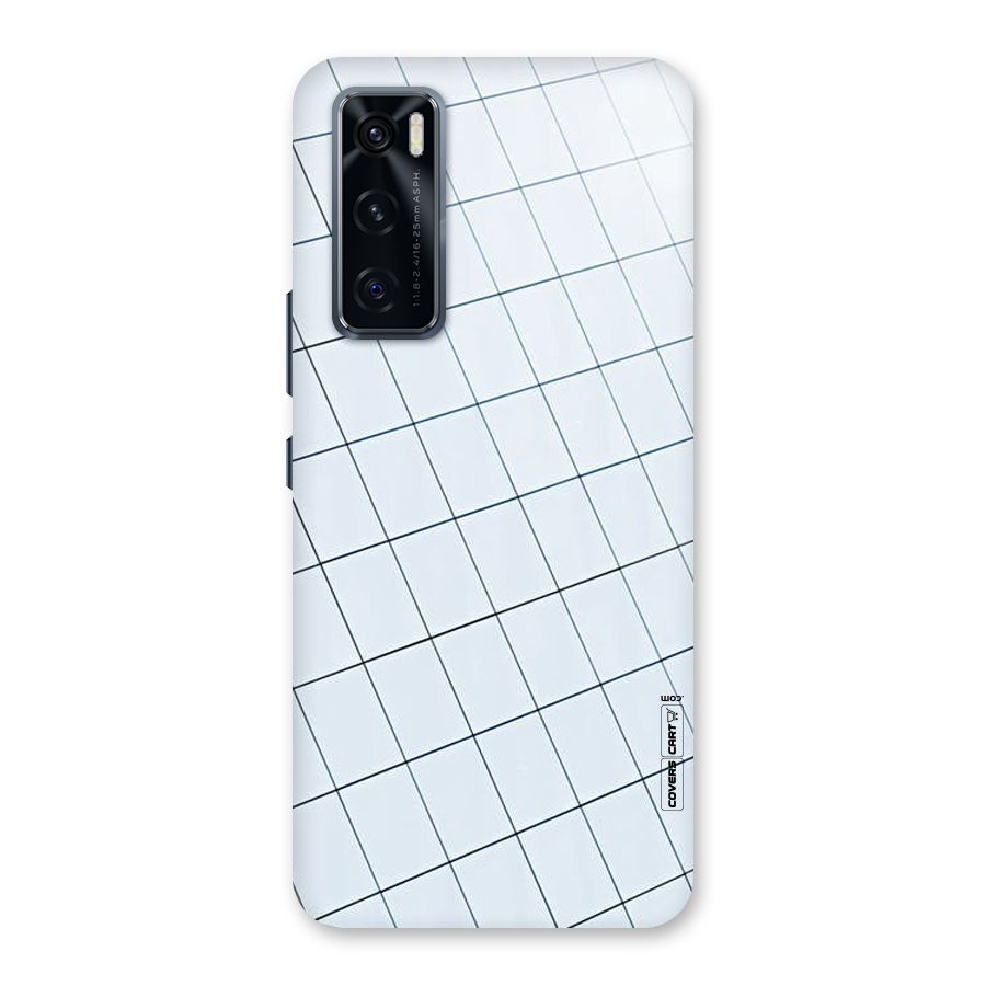 Glass Square Wall Back Case for Vivo V20 SE