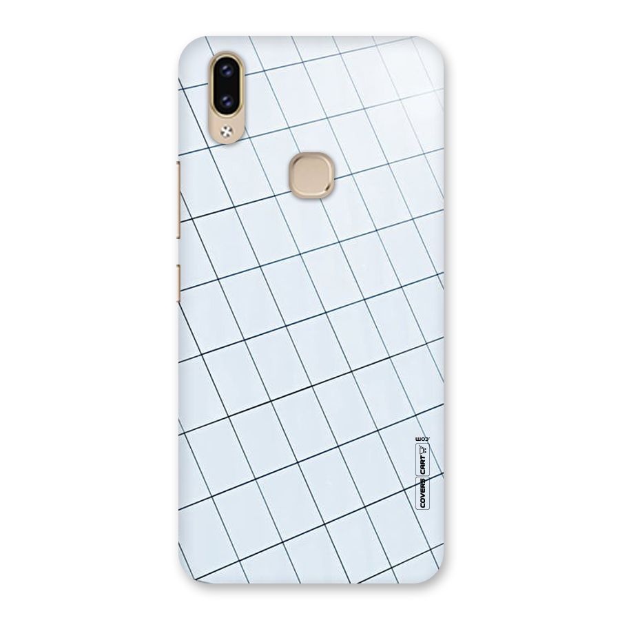 Glass Square Wall Back Case for Vivo V9