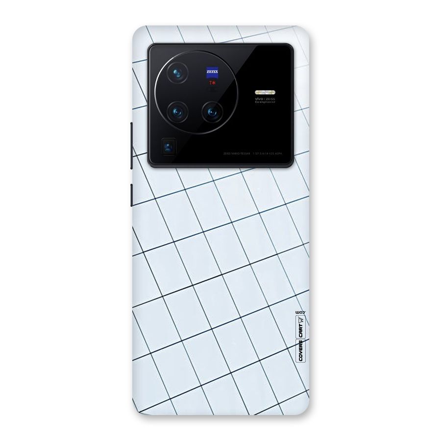 Glass Square Wall Back Case for Vivo X80 Pro