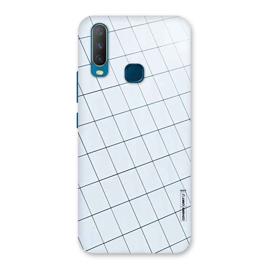 Glass Square Wall Back Case for Vivo Y11