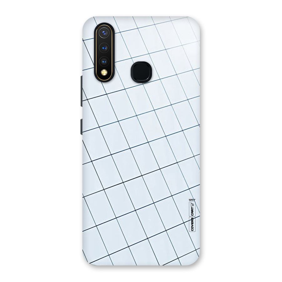 Glass Square Wall Back Case for Vivo Y19