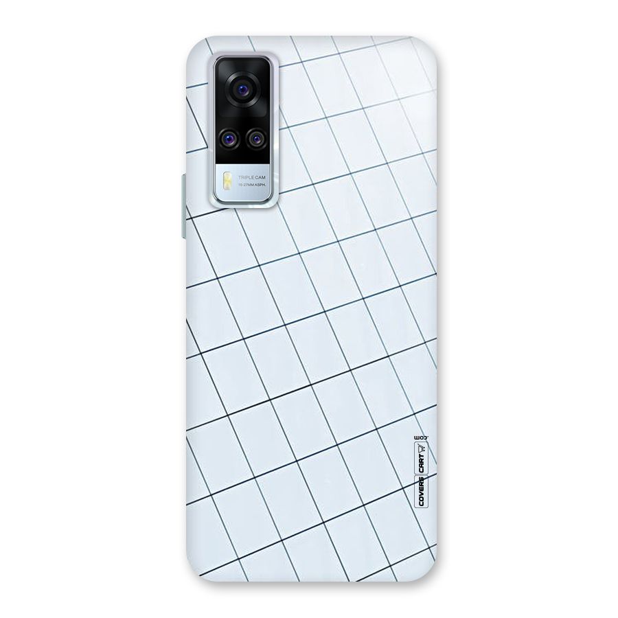 Glass Square Wall Back Case for Vivo Y31