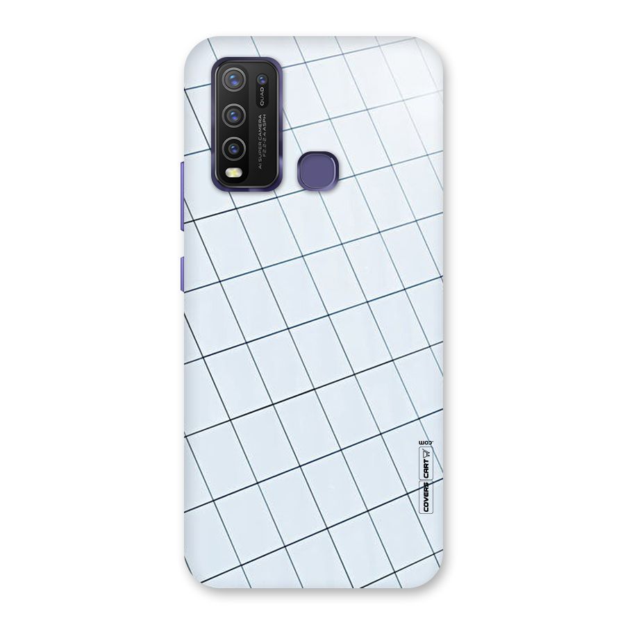Glass Square Wall Back Case for Vivo Y50