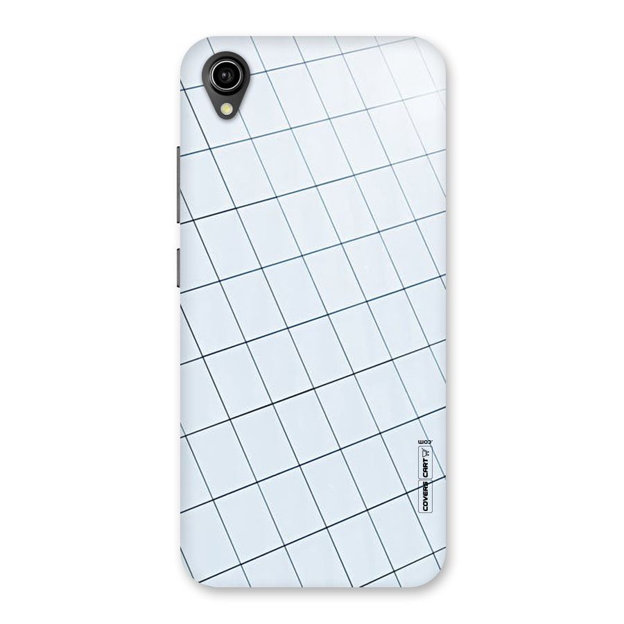 Glass Square Wall Back Case for Vivo Y90