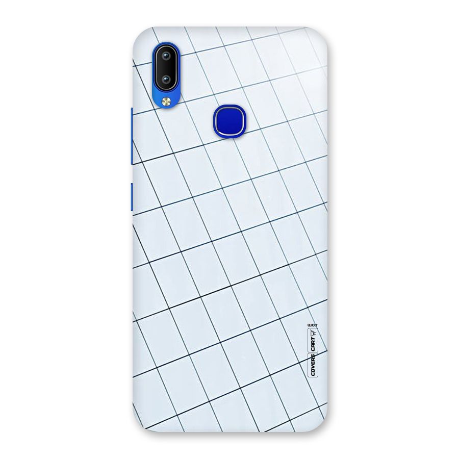 Glass Square Wall Back Case for Vivo Y91