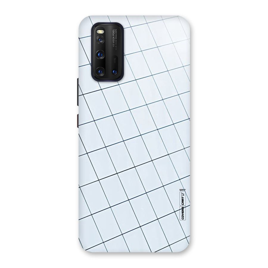 Glass Square Wall Back Case for Vivo iQOO 3