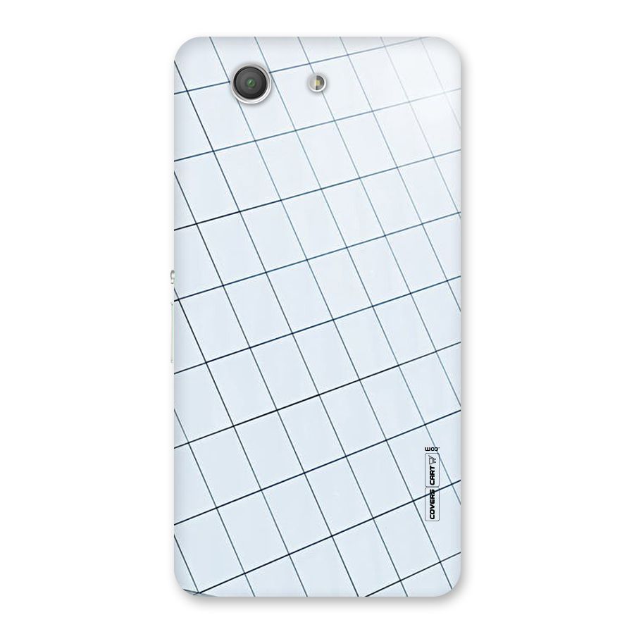 Glass Square Wall Back Case for Xperia Z3 Compact