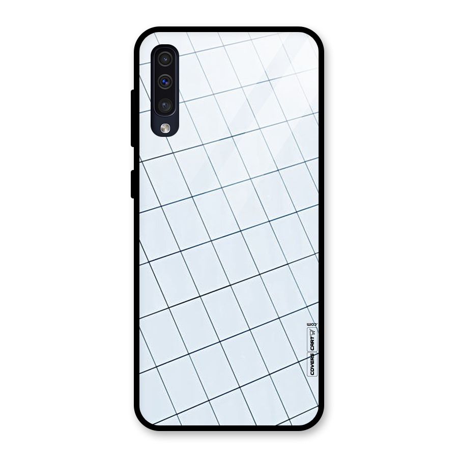 Glass Square Wall Glass Back Case for Galaxy A30s