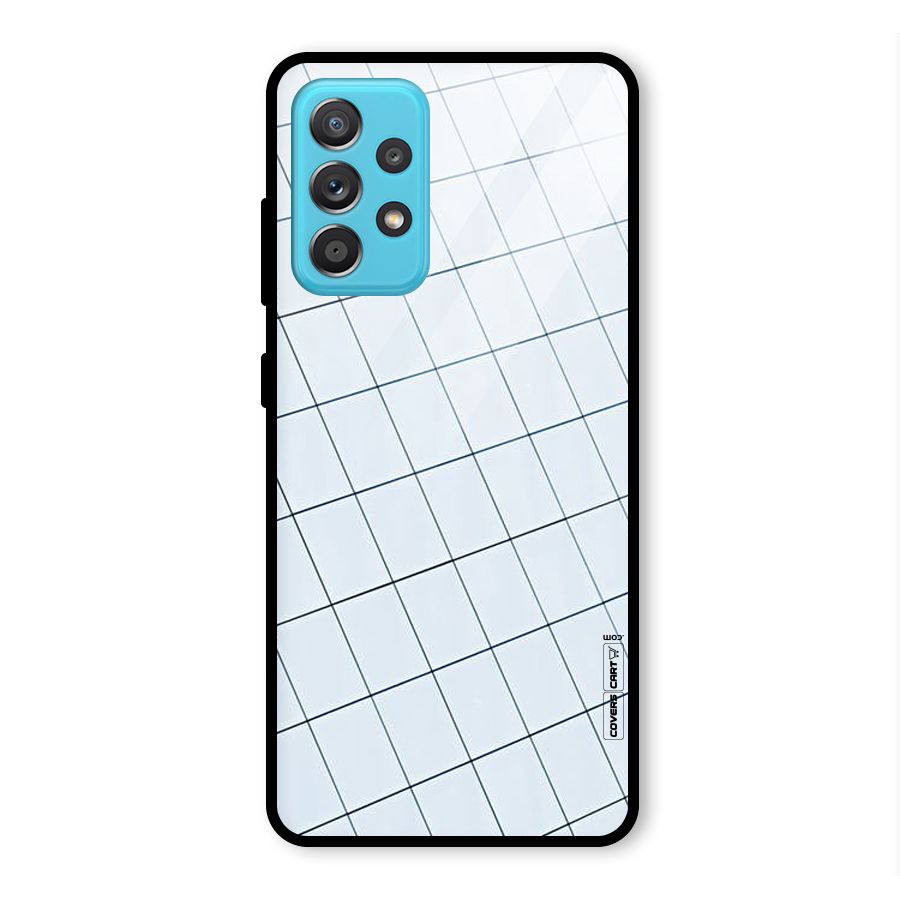 Glass Square Wall Glass Back Case for Galaxy A52
