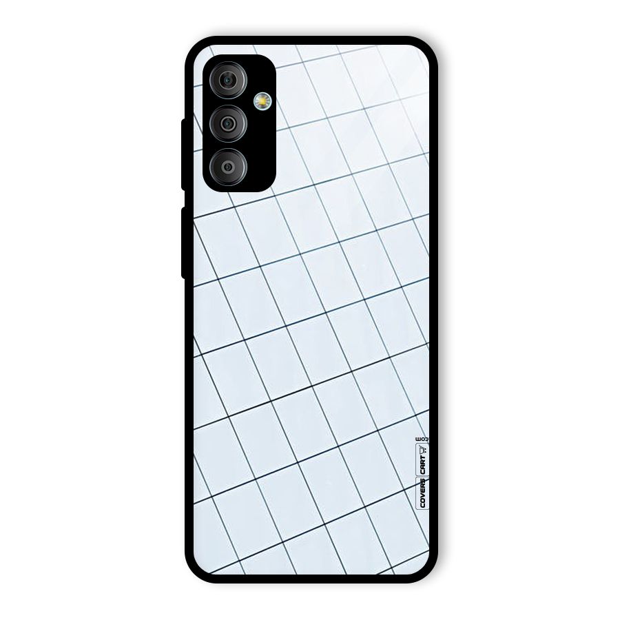 Glass Square Wall Glass Back Case for Galaxy F23
