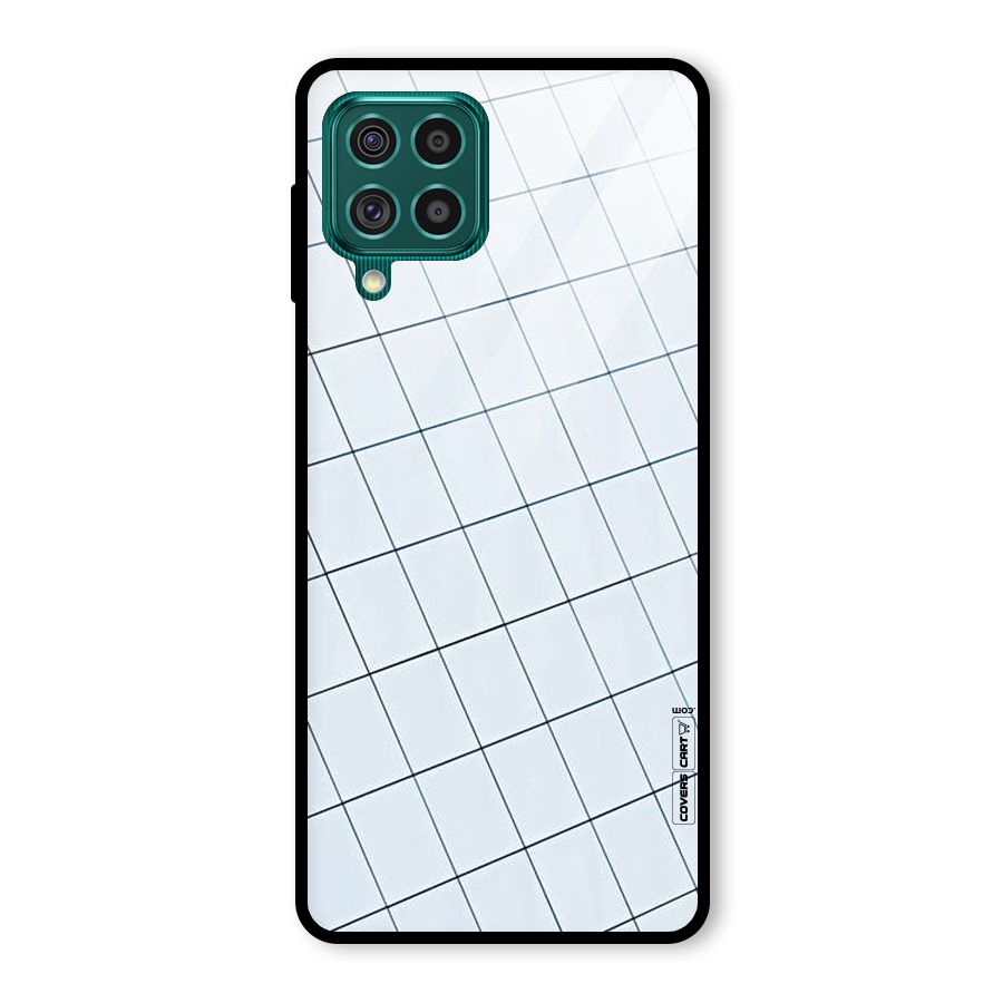 Glass Square Wall Glass Back Case for Galaxy F62