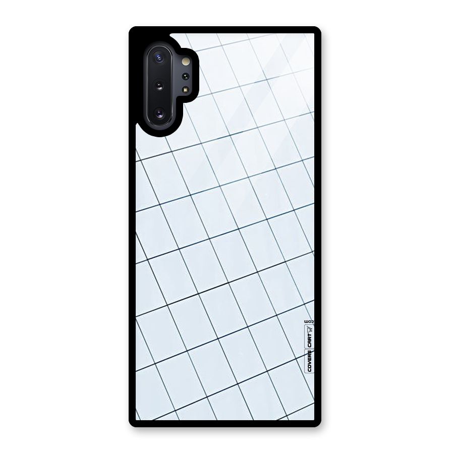 Glass Square Wall Glass Back Case for Galaxy Note 10 Plus