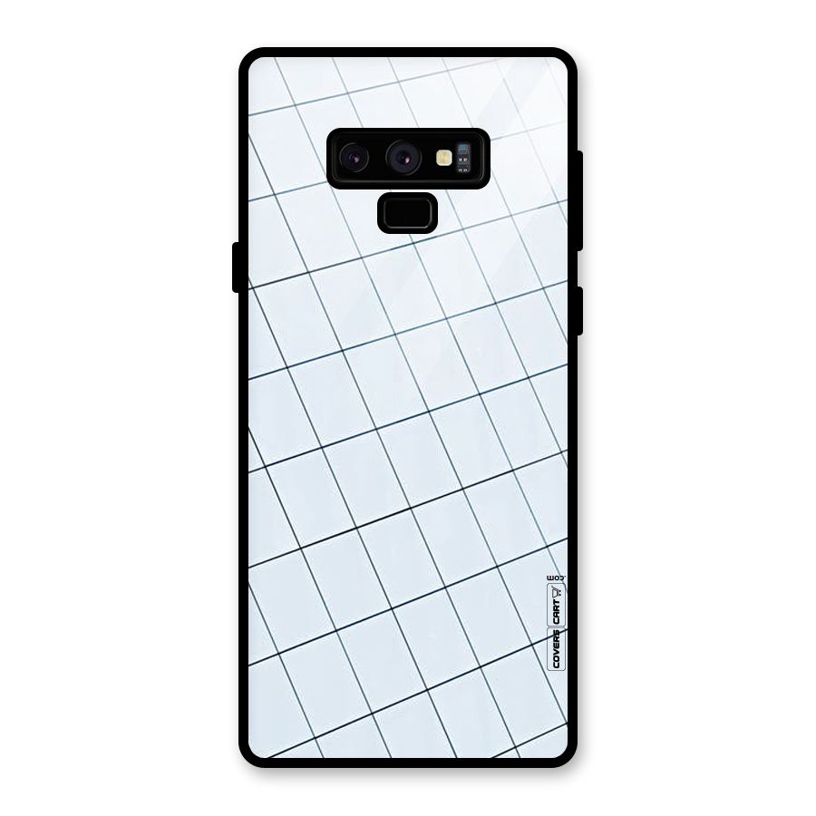 Glass Square Wall Glass Back Case for Galaxy Note 9