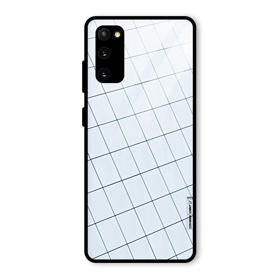 Glass Square Wall Glass Back Case for Galaxy S20 FE 5G