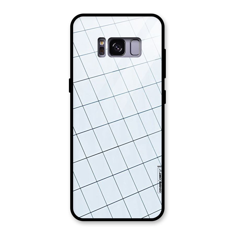 Glass Square Wall Glass Back Case for Galaxy S8