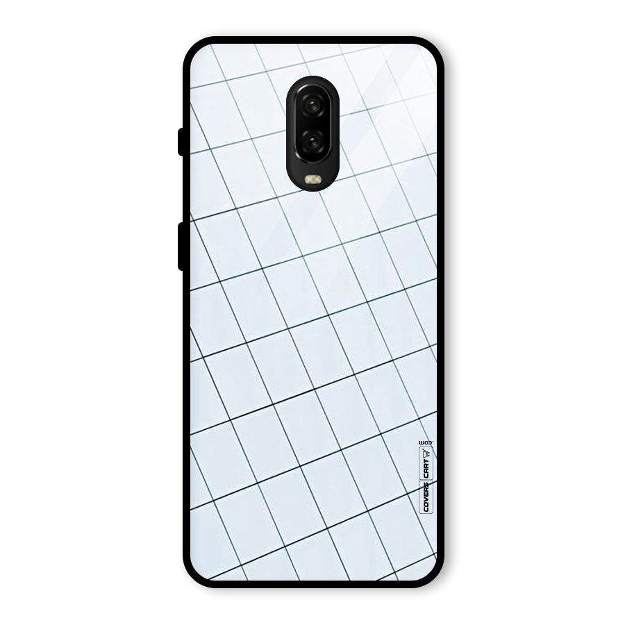 Glass Square Wall Glass Back Case for OnePlus 6T