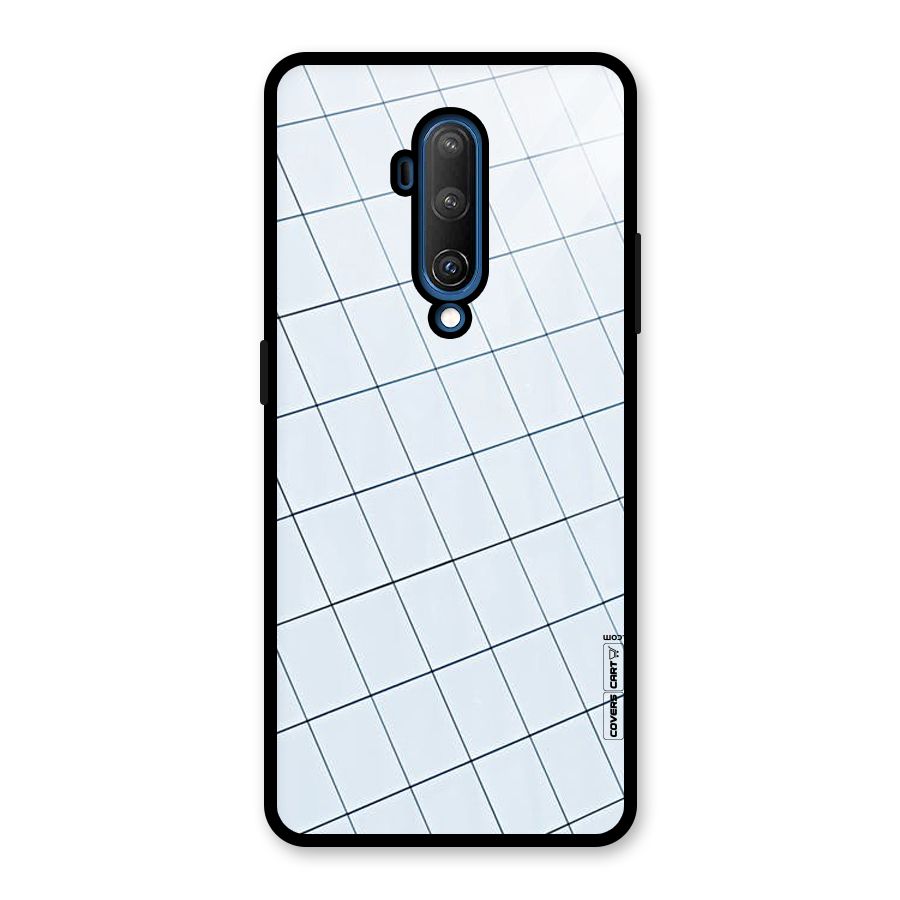 Glass Square Wall Glass Back Case for OnePlus 7T Pro