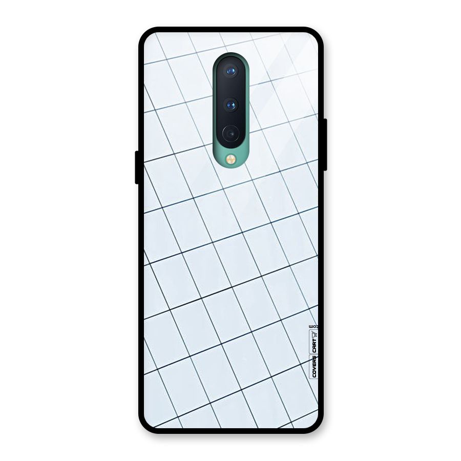 Glass Square Wall Glass Back Case for OnePlus 8
