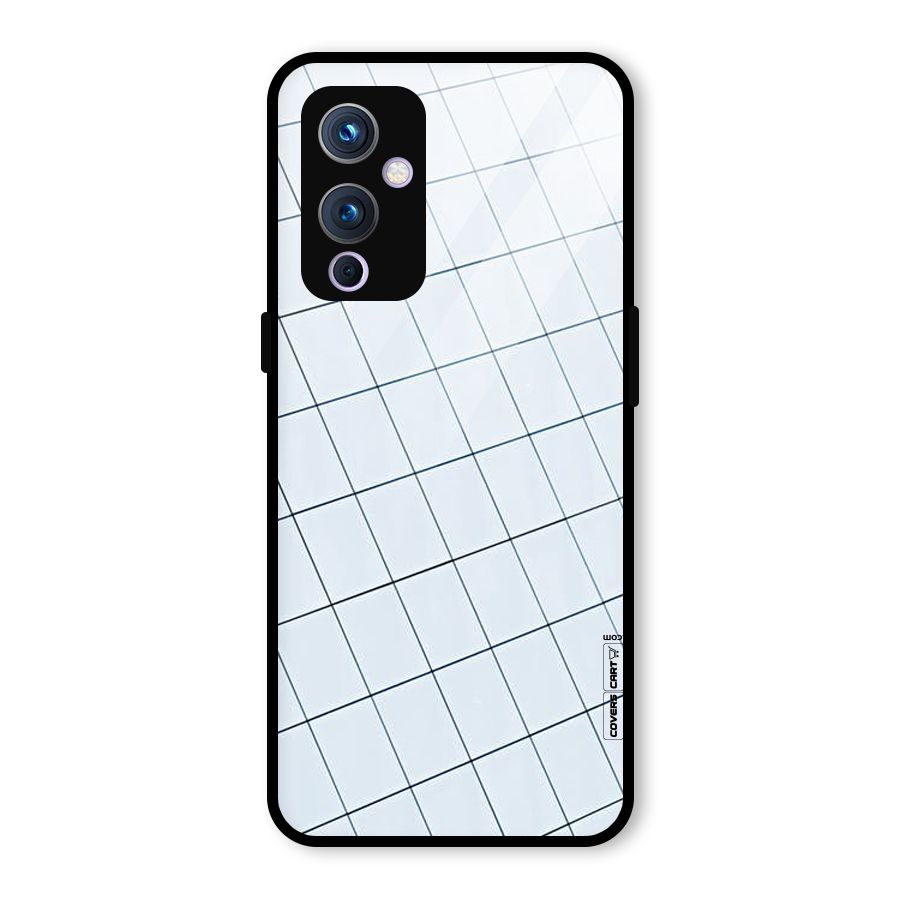 Glass Square Wall Glass Back Case for OnePlus 9
