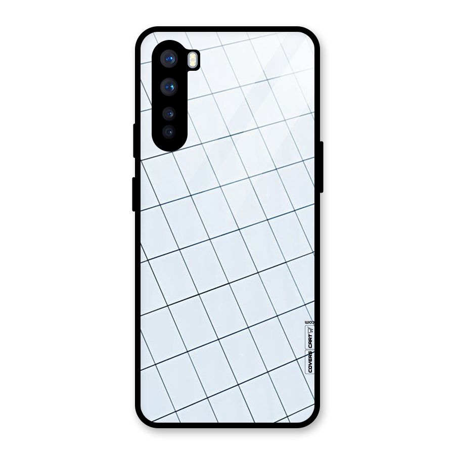 Glass Square Wall Glass Back Case for OnePlus Nord