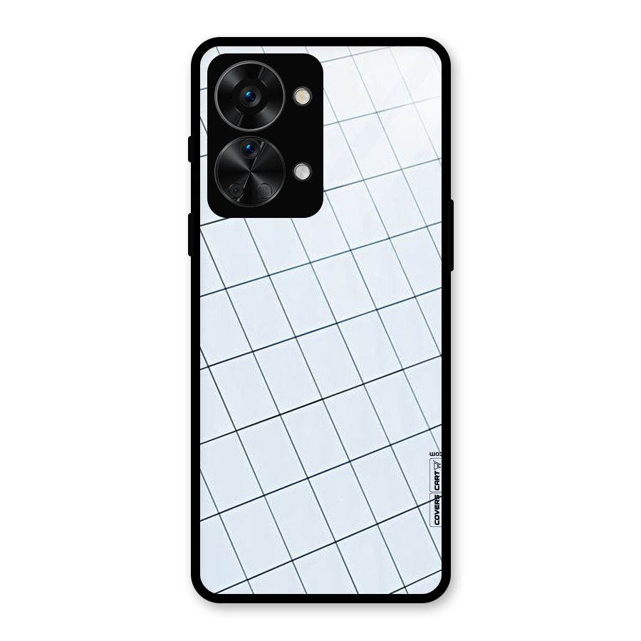 Glass Square Wall Glass Back Case for OnePlus Nord 2T