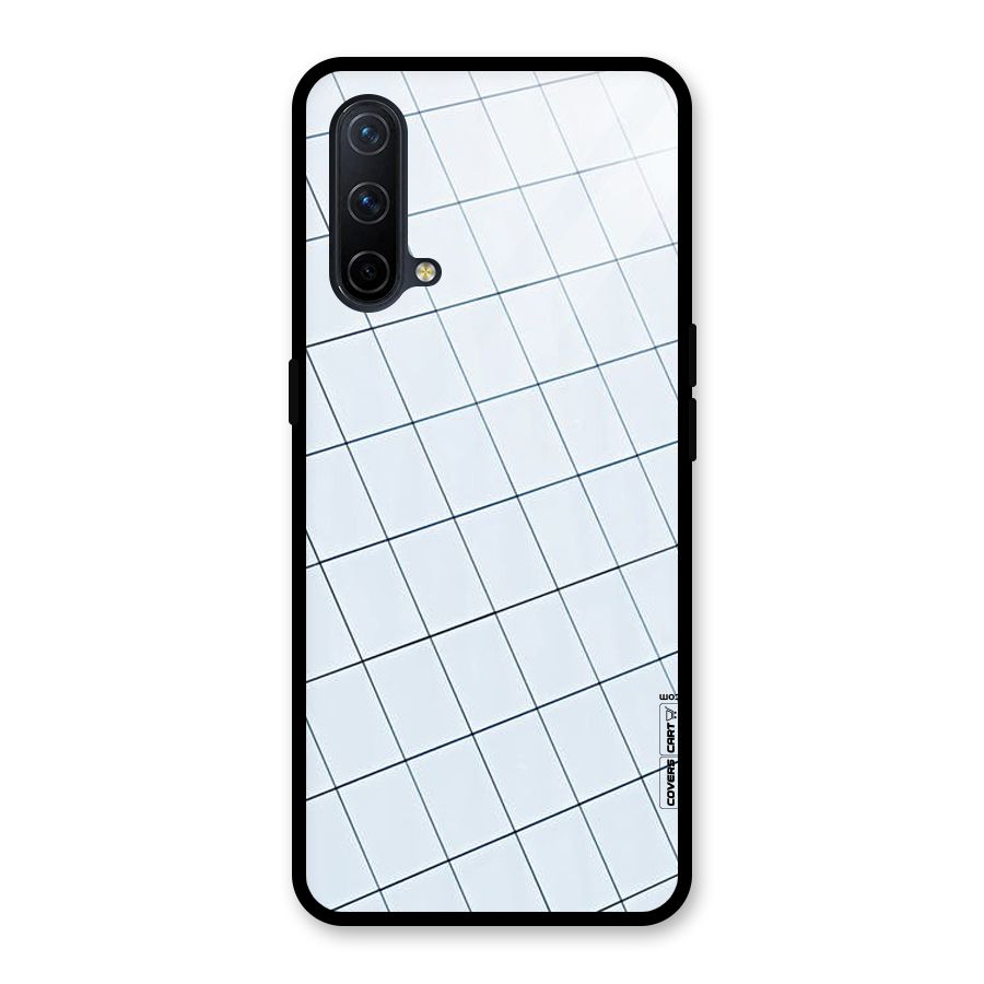Glass Square Wall Glass Back Case for OnePlus Nord CE 5G