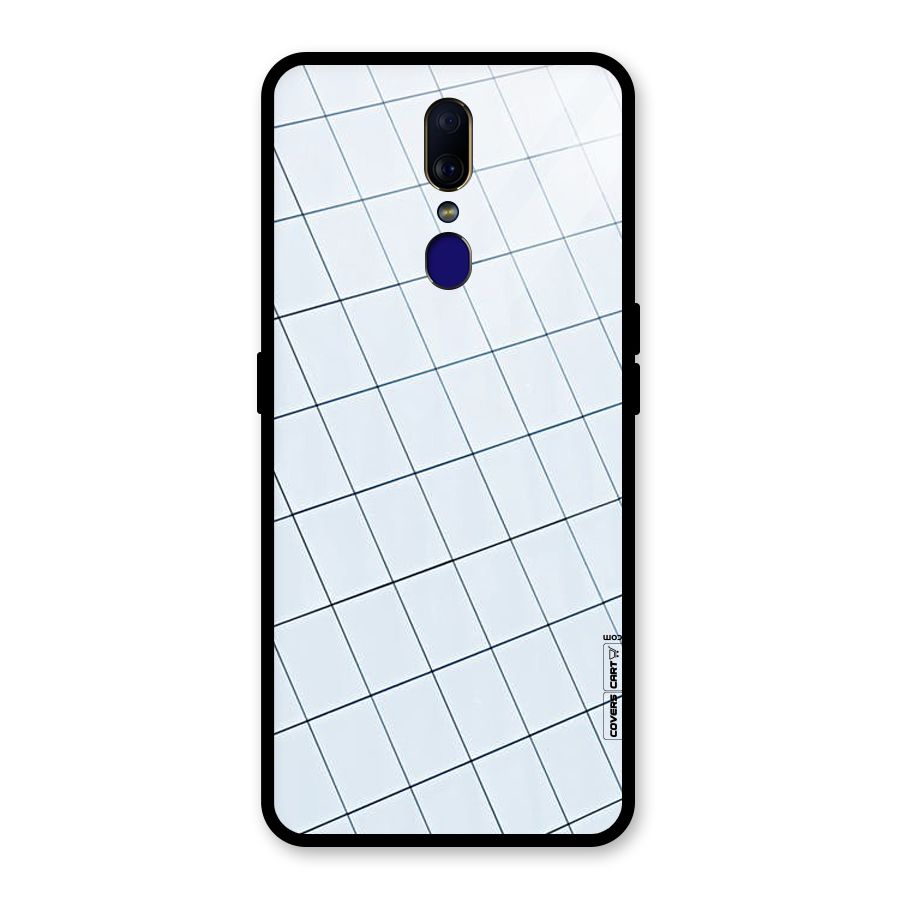 Glass Square Wall Glass Back Case for Oppo F11