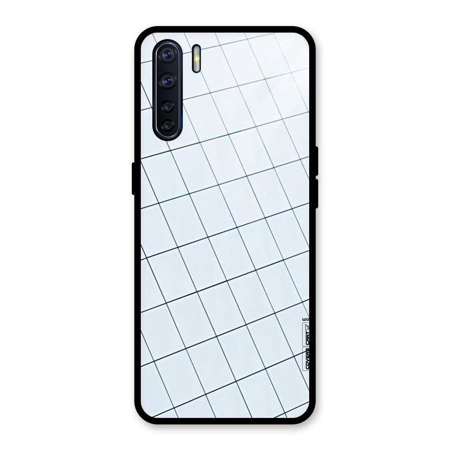 Glass Square Wall Glass Back Case for Oppo F15