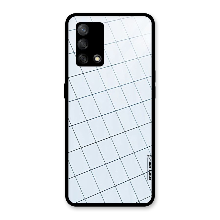 Glass Square Wall Glass Back Case for Oppo F19