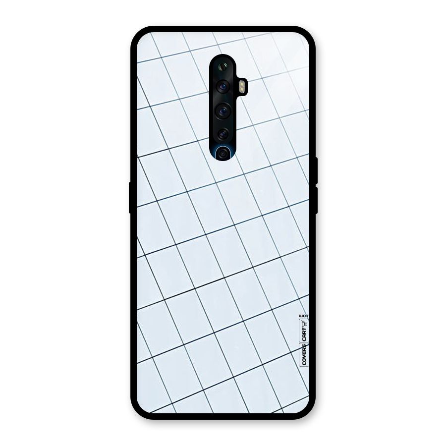 Glass Square Wall Glass Back Case for Oppo Reno2 F