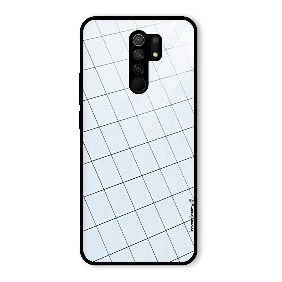 Glass Square Wall Glass Back Case for Poco M2