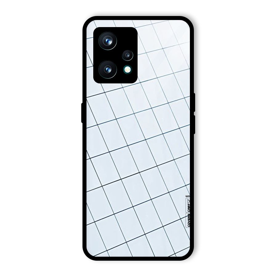 Glass Square Wall Glass Back Case for Realme 9 Pro Plus 5G
