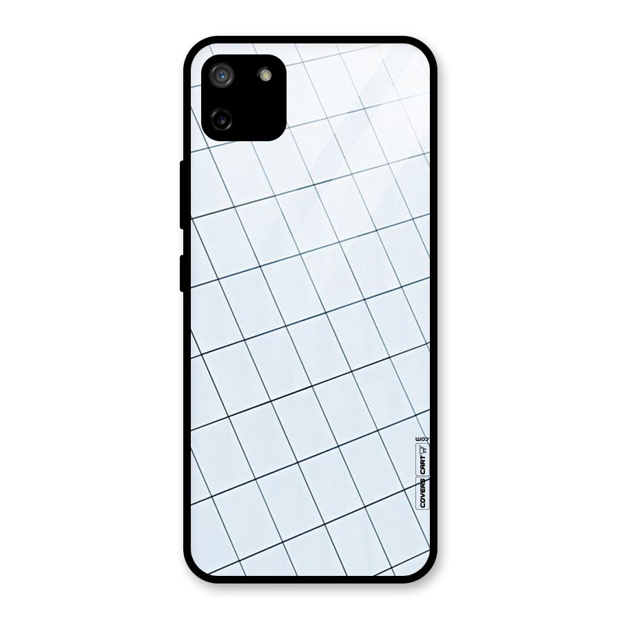 Glass Square Wall Glass Back Case for Realme C11