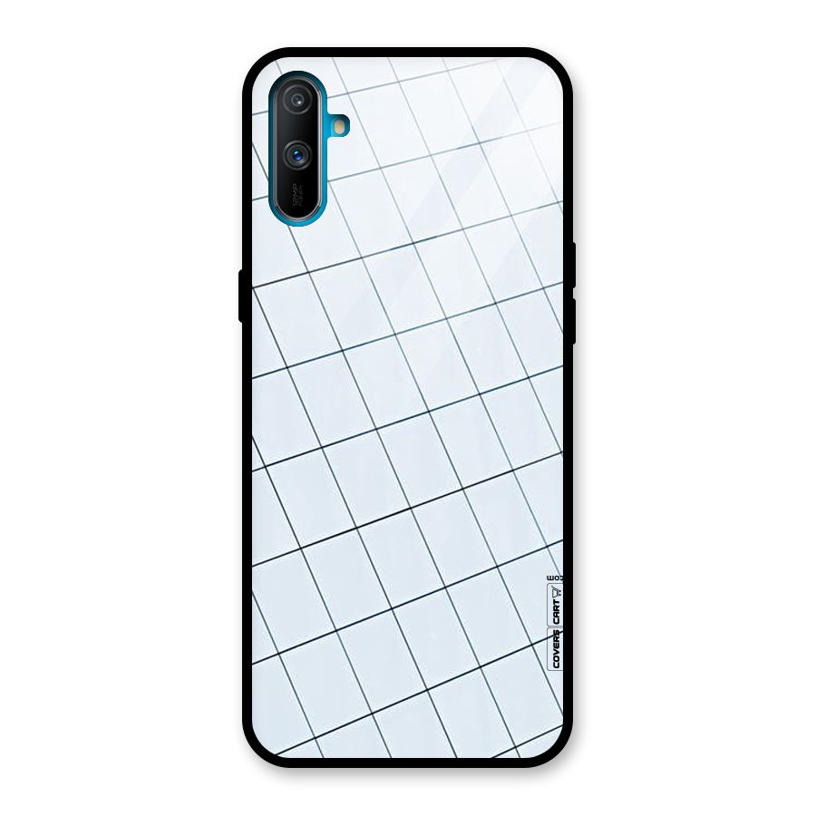 Glass Square Wall Glass Back Case for Realme C3