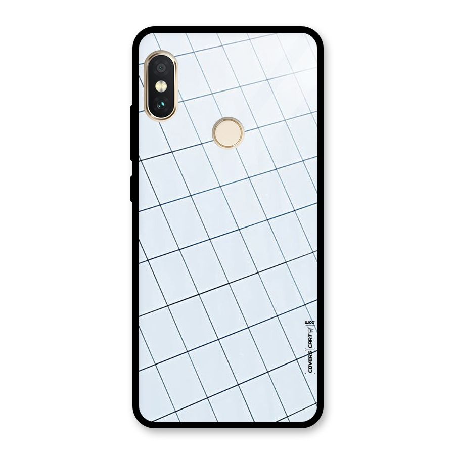 Glass Square Wall Glass Back Case for Redmi Note 5 Pro