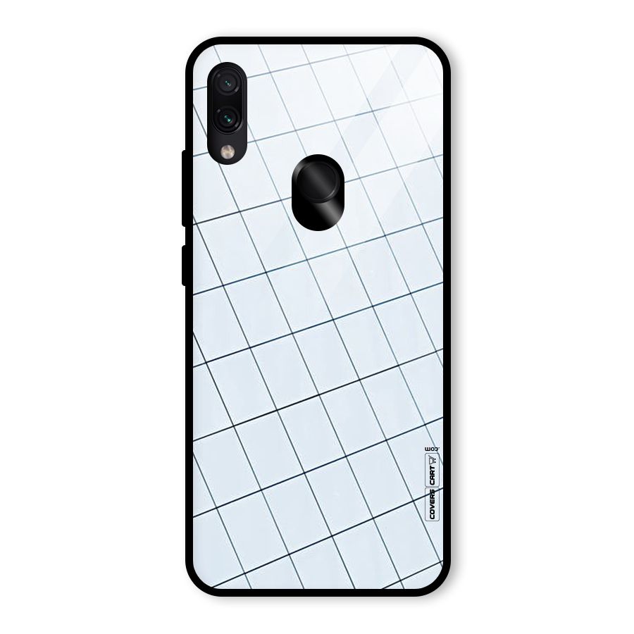 Glass Square Wall Glass Back Case for Redmi Note 7 Pro
