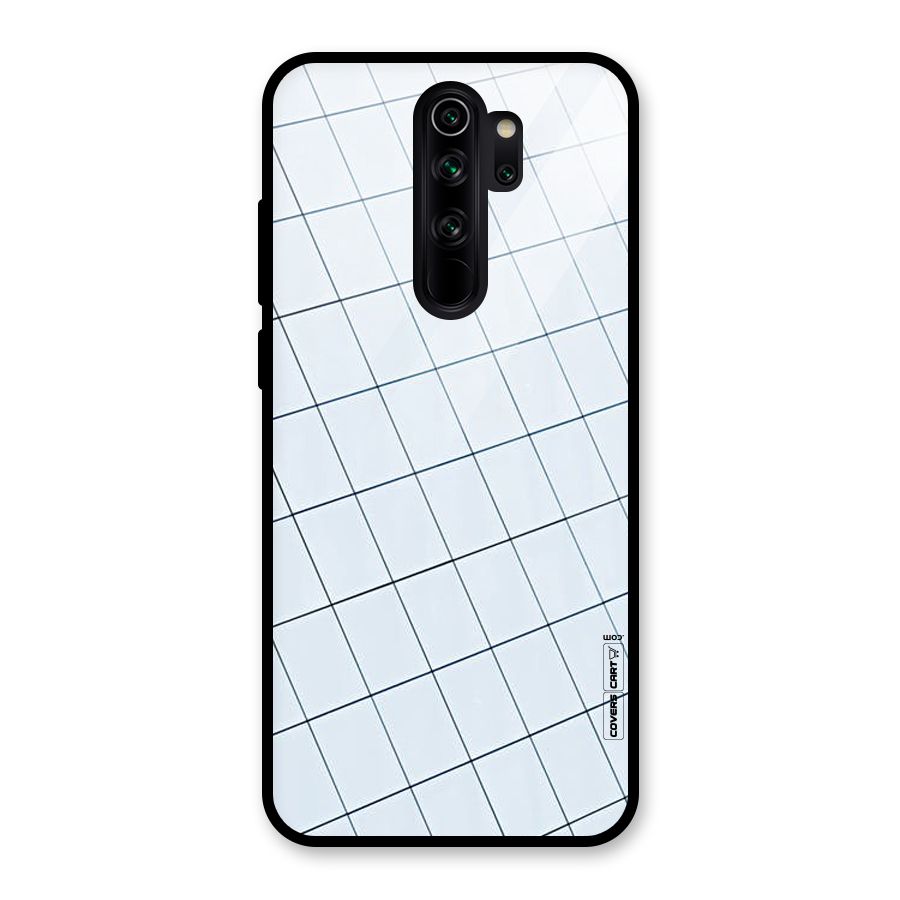 Glass Square Wall Glass Back Case for Redmi Note 8 Pro