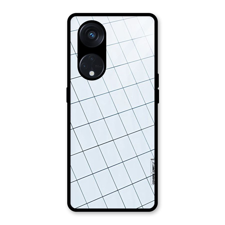Glass Square Wall Glass Back Case for Reno8 T 5G