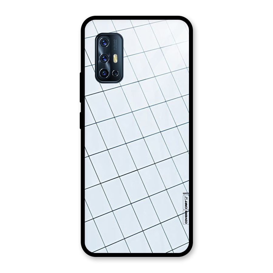 Glass Square Wall Glass Back Case for Vivo V17