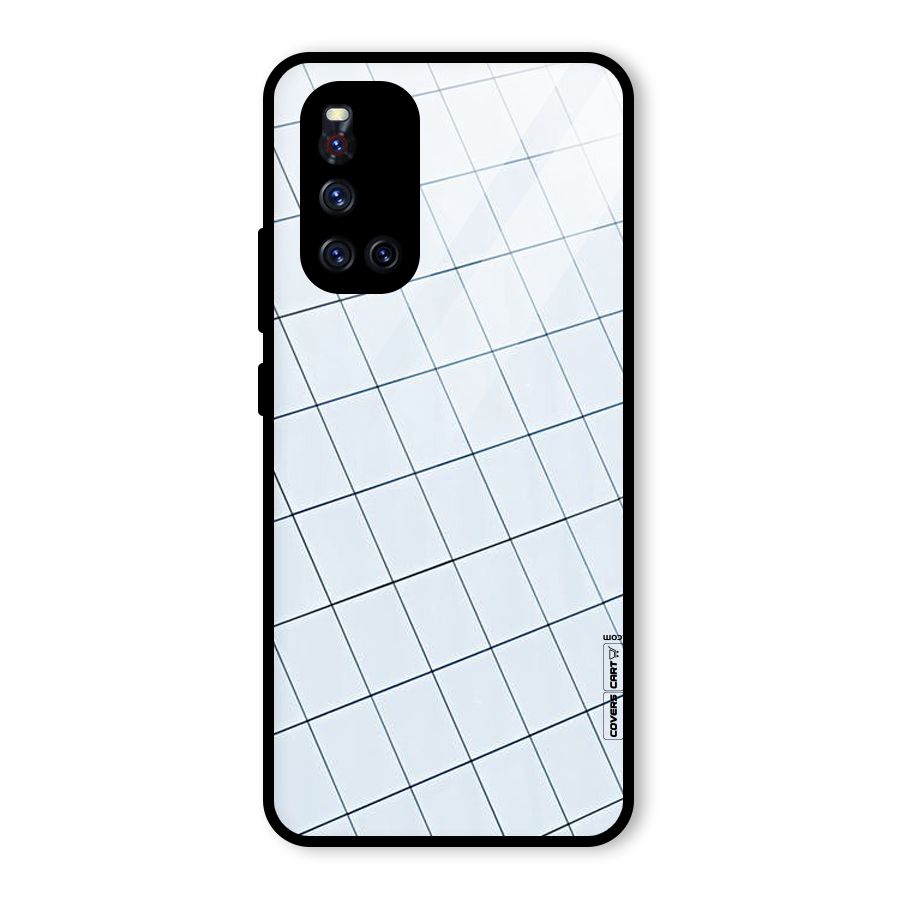 Glass Square Wall Glass Back Case for Vivo V19