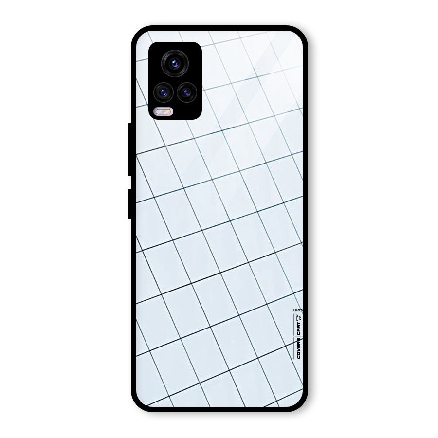 Glass Square Wall Glass Back Case for Vivo V20